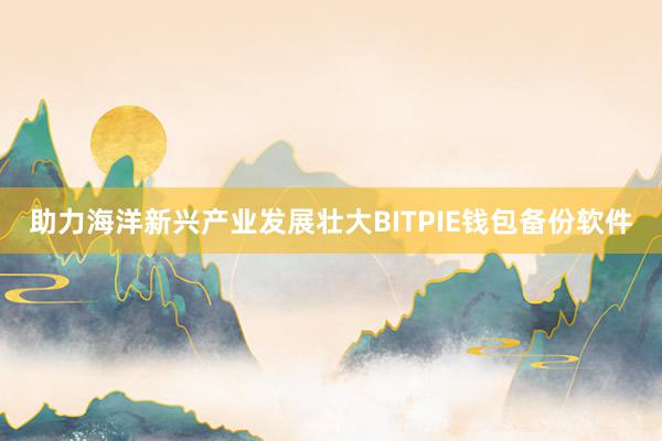 助力海洋新兴产业发展壮大BITPIE钱包备份软件