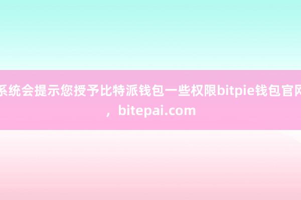 系统会提示您授予比特派钱包一些权限bitpie钱包官网，bitepai.com