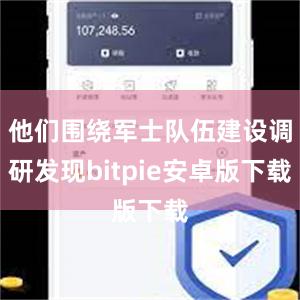 他们围绕军士队伍建设调研发现bitpie安卓版下载