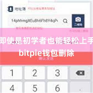 即使是初学者也能轻松上手bitpie钱包删除