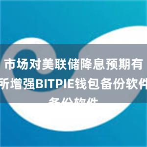 市场对美联储降息预期有所增强BITPIE钱包备份软件