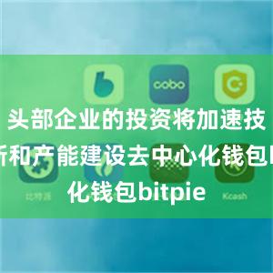 头部企业的投资将加速技术创新和产能建设去中心化钱包bitpie